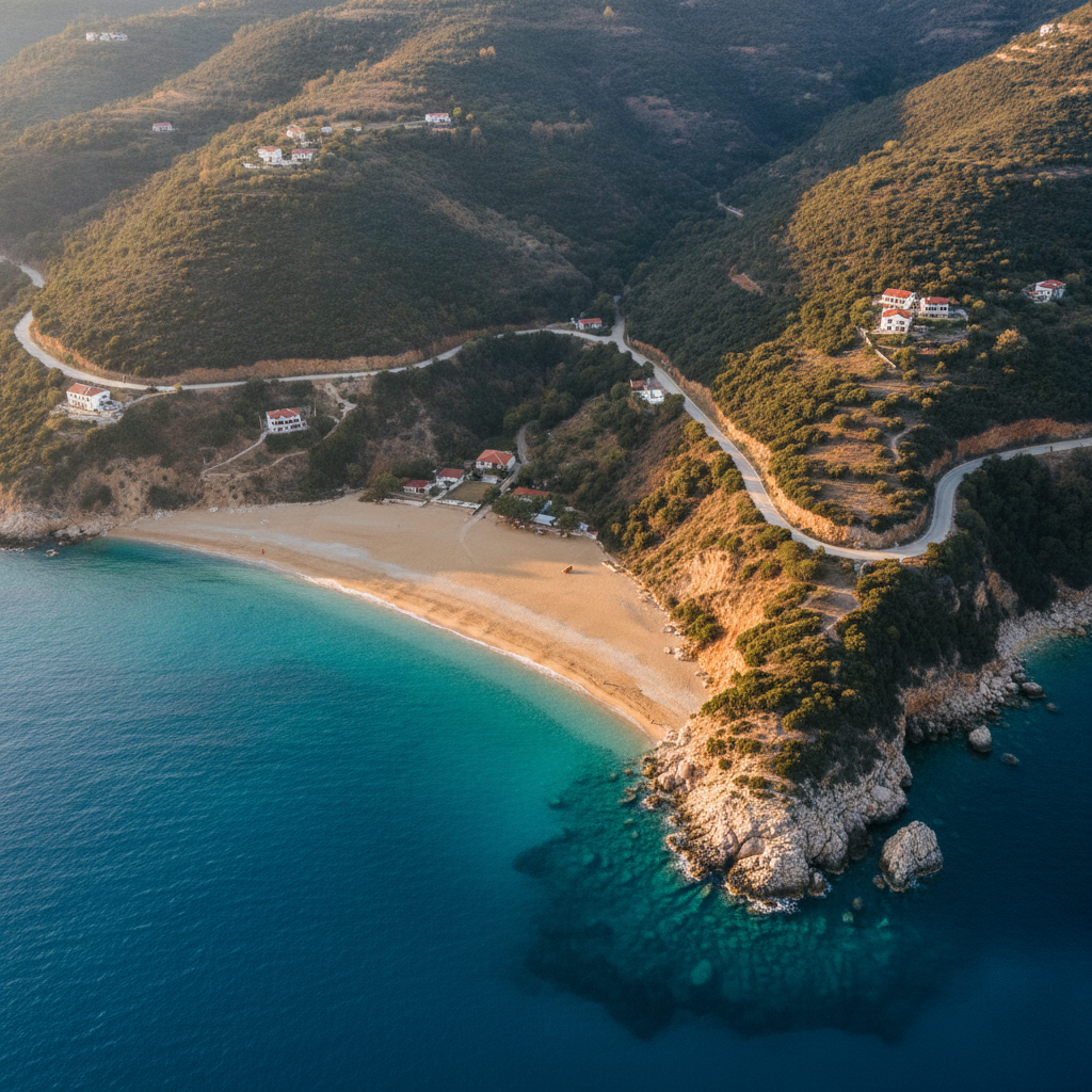 4e place : Himara Beach (Albania)