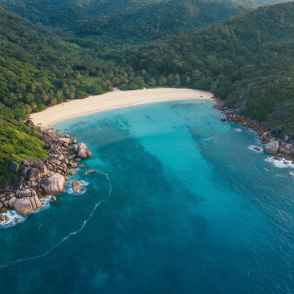 2e place : Anse Lazio Beach (Praslin Island, Seychelles)