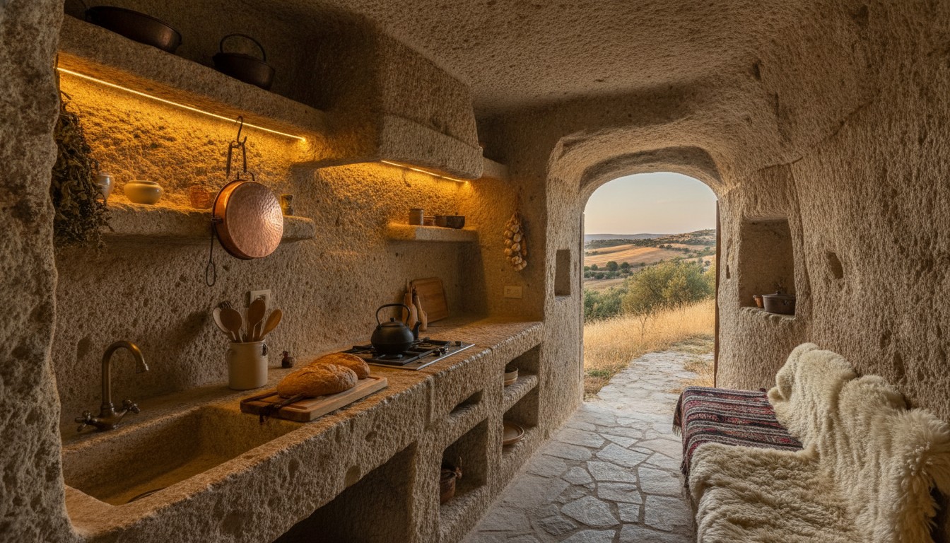 The Kitchen Carved From The Rock