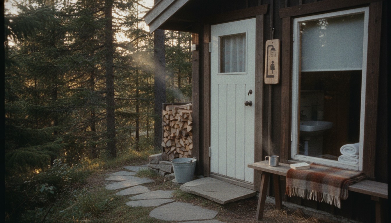 A Compact Bathroom, Refreshingly Functional