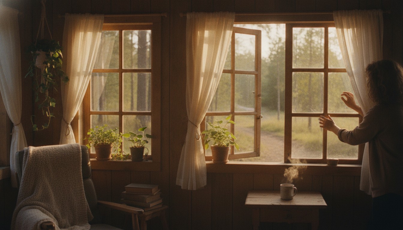 Bathed in Light: Windows That Open Up Her World